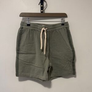 Marine Layer Green Flat Front Shorts